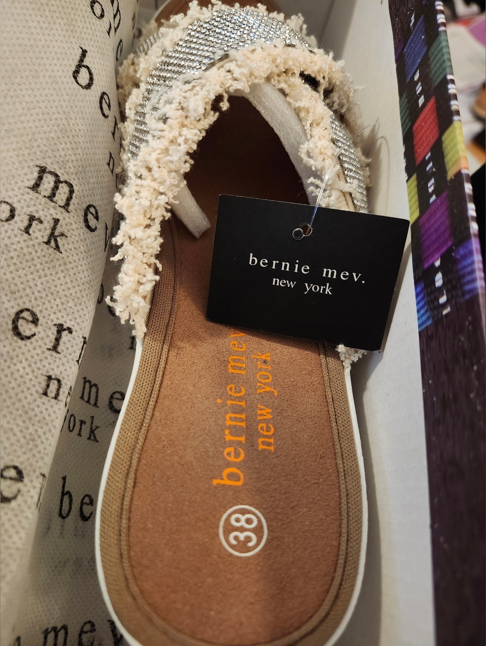 New Bernie Mev Venti Vivianne Comfort Wedge Heel Sandal Memory Foam 39 - Picture 3 of 6